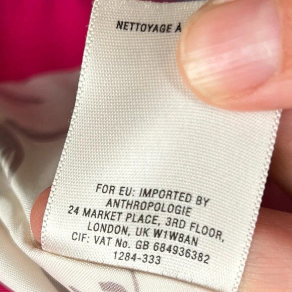 Anthropologie Cartonnier Hot  Pink Blazer, size 2 - Picture 8 of 9